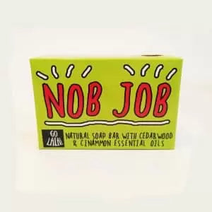 Nob Job - Cedar Wood & Cinnamon Funny Soap Bar