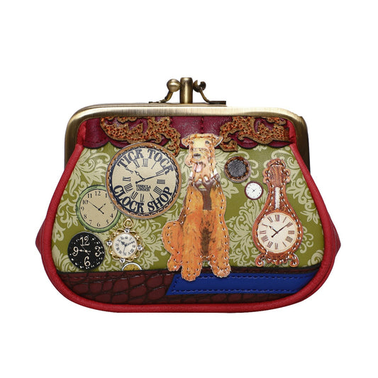 Tick Tock Shop Clipper Coin Purse