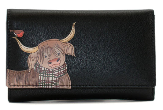 Callum The Coo Large Tri Fold Purse