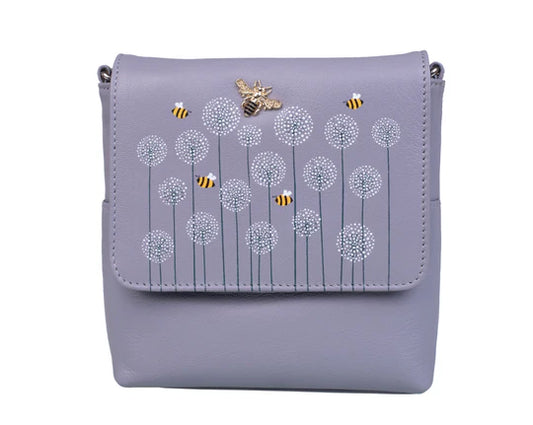 Moonflower Cross Body Bag - grey