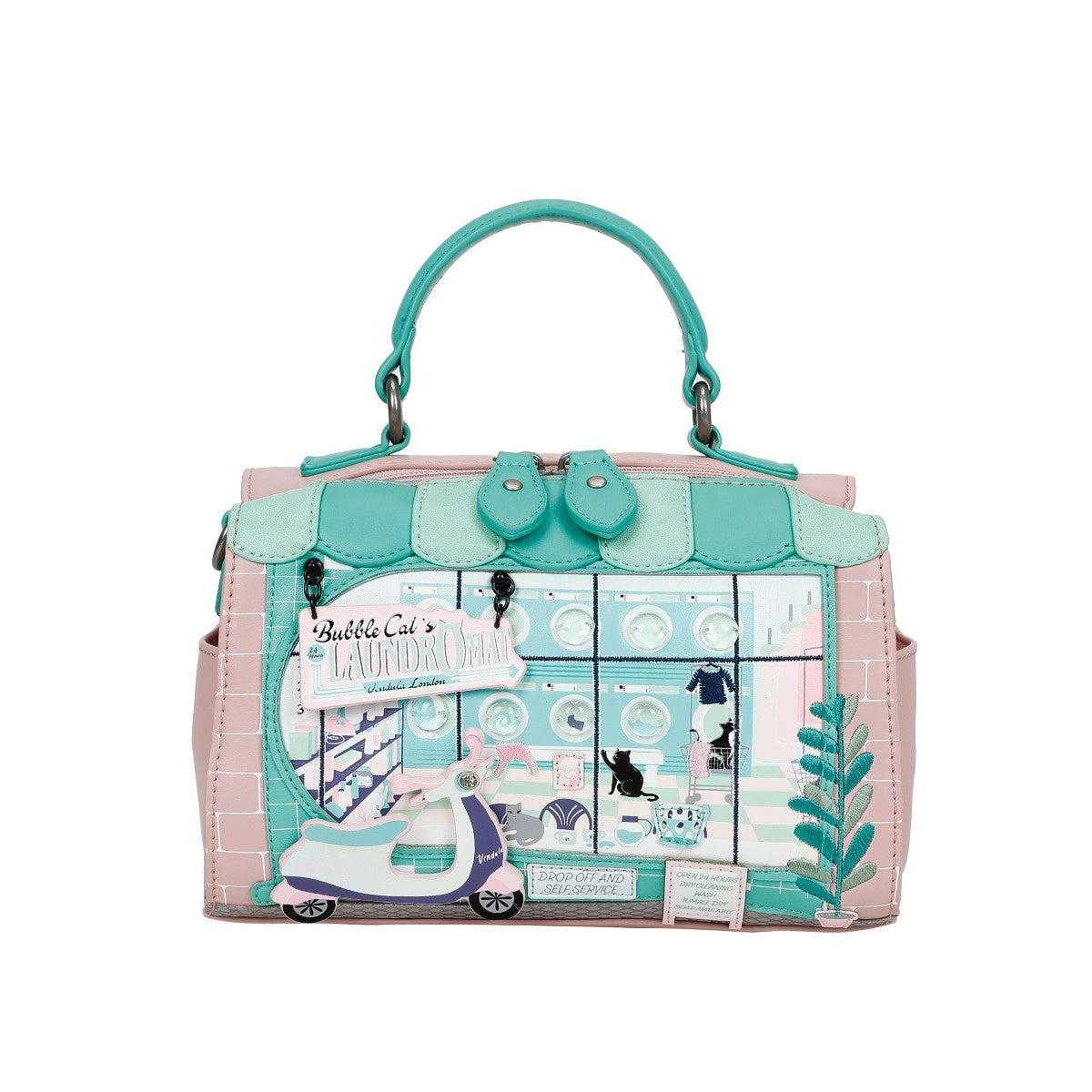 Vendula - Bubble Cats Laundromat -  Hollis Bag