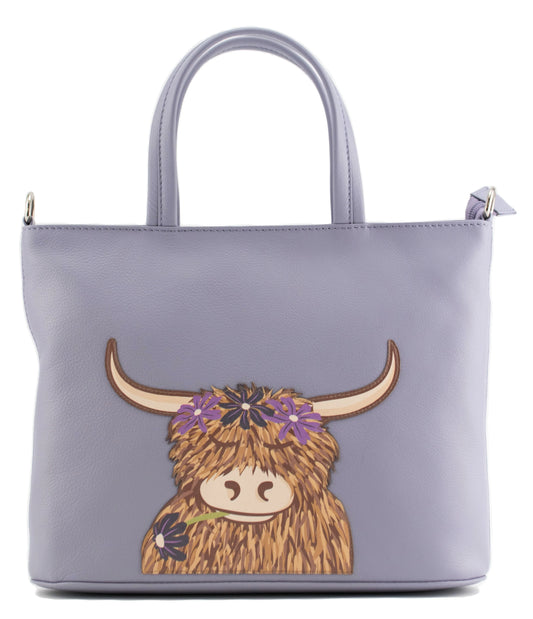 Bella with Flowers - Multiway Grab Bag  - Lilac