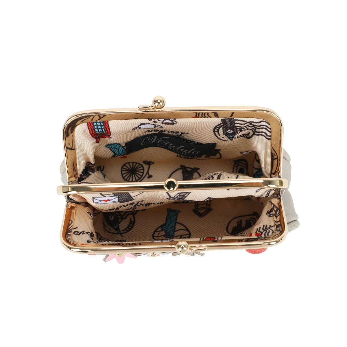 Vendula Sushi - Grey Edition Clipper Coin Purse