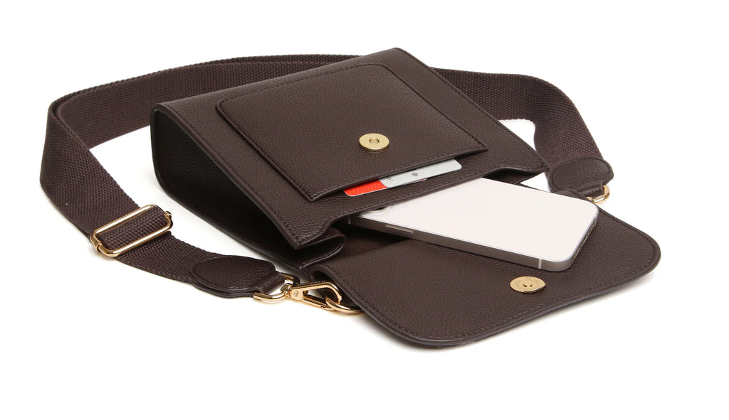 Alice Wheeler Chocolate - Bloomsbury Cross Body Bag