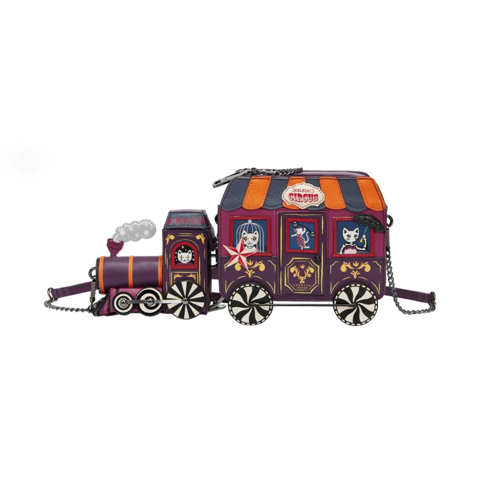Skelecat’s Travelling Ghost Circus Train Bag