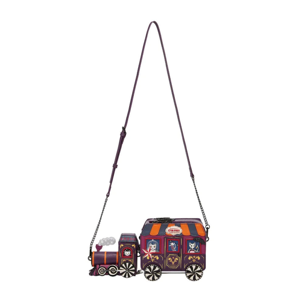 Skelecat’s Travelling Ghost Circus Train Bag
