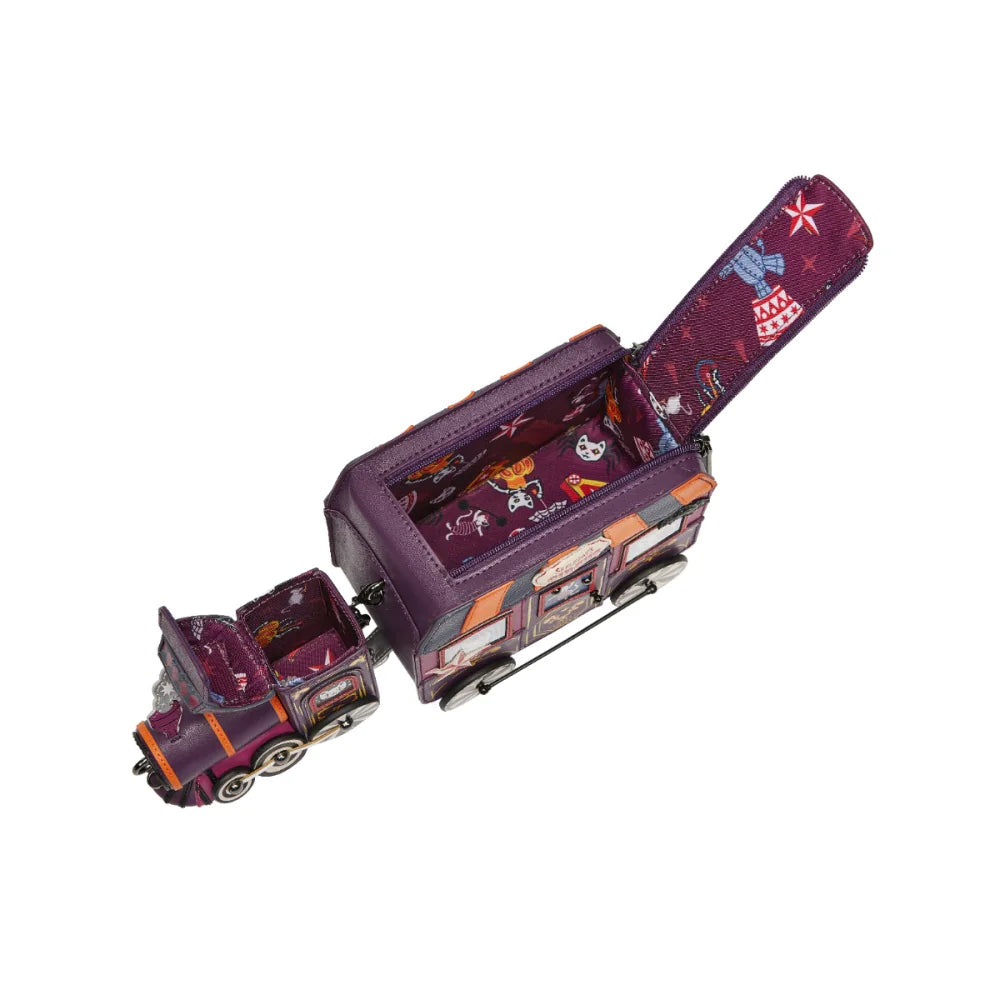 Skelecat’s Travelling Ghost Circus Train Bag