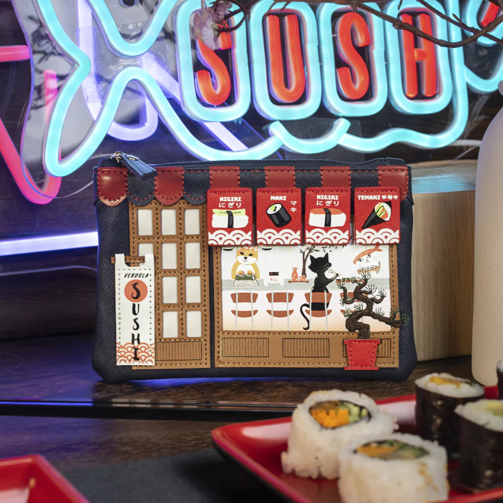 Vendula Sushi - Blue Edition Zipper Coin Purse