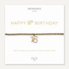 Memories By D&X ‘Happy 16th Birthday’ Bracelet