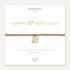 Memories By D&X ‘Happy 18th Birthday’ Bracelet