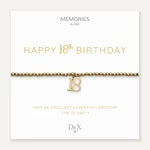 Memories By D&X ‘Happy 18th Birthday’ Bracelet