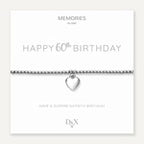 Memories By D&X ‘Happy 60th Birthday’ Bracelet