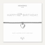 Memories By D&X ‘Happy 60th Birthday’ Bracelet