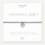 Memories By D&X “Wonderful Wife” Bracelet