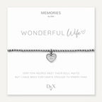 Memories By D&X “Wonderful Wife” Bracelet