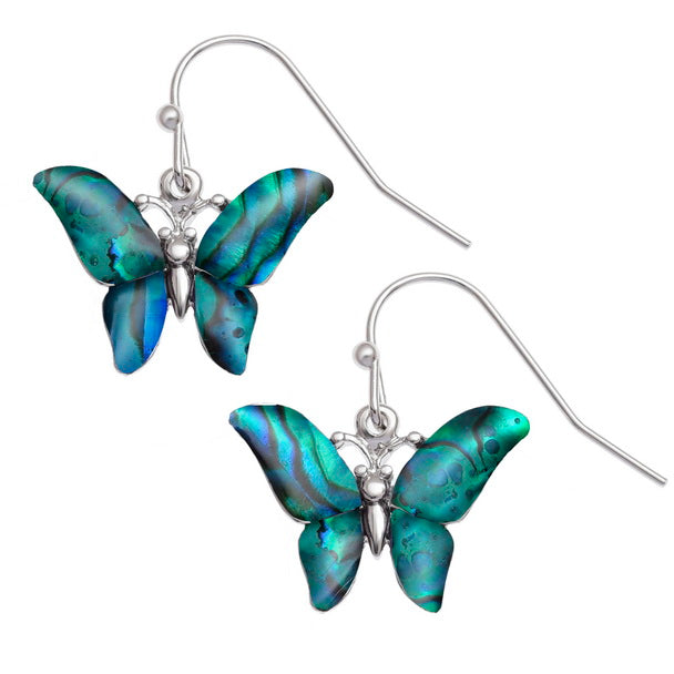 Blue Butterfly Earrings