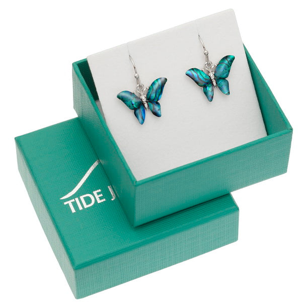 Blue Butterfly Earrings