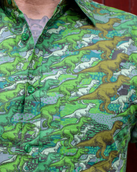 Camo Dino Short Sleeve Shirt