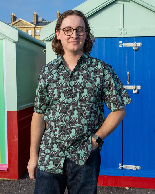 Green Seas Short Sleeve Shirt