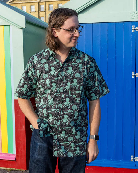 Green Seas Short Sleeve Shirt