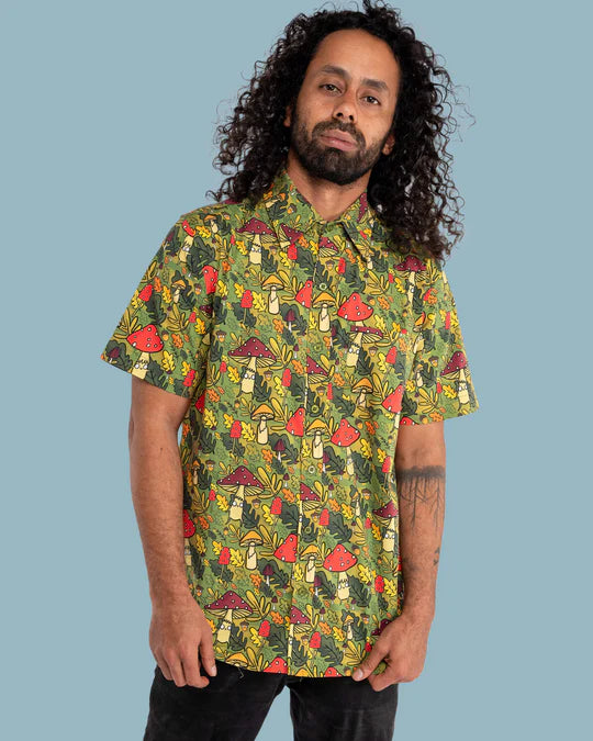 Katie Abey ‘Mushroom Bois’ Short Sleeve Shirt