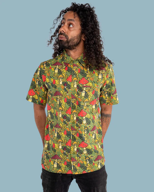 Katie Abey ‘Mushroom Bois’ Short Sleeve Shirt