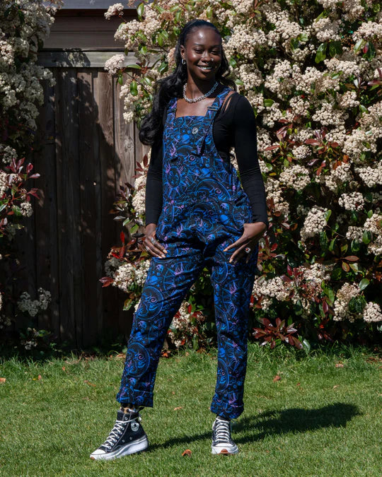 Rebel Romance Celestial Dreams Stretch Twill Dungarees