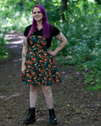 Acorn Adventure Stretch Twill Flared Pinafore Dress