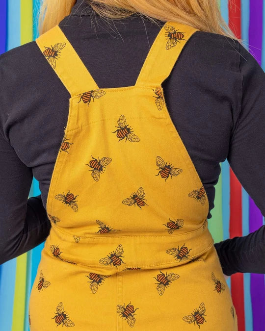 Bees  Knees Stretch Twill Pinafore Dress