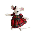 Powell Craft - Cute Cotton Mouse With Tartan Dress
