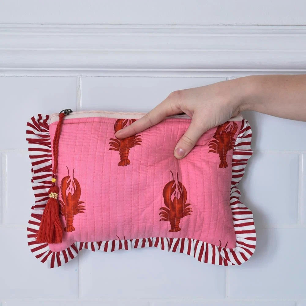 Powell Craft - Lobster Make Up Bag