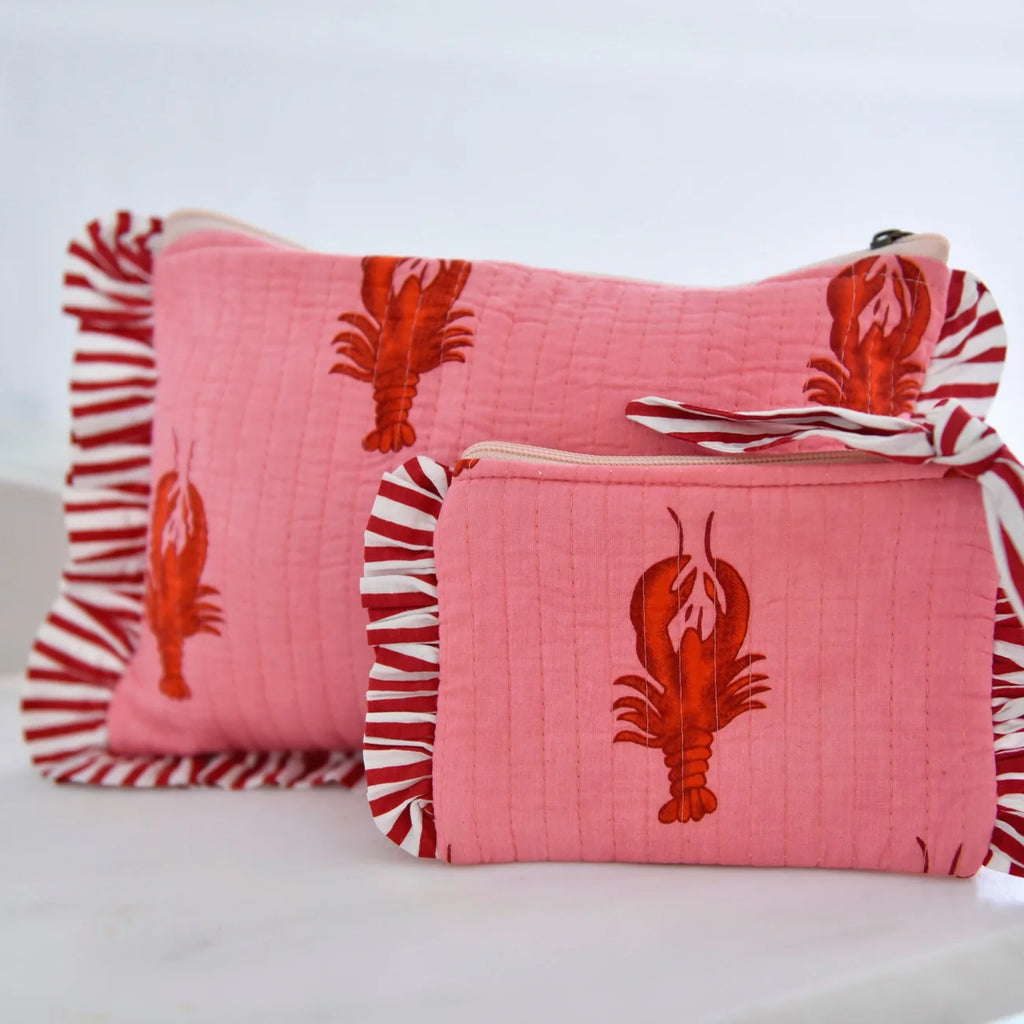 Powell Craft - Lobster Make Up Bag