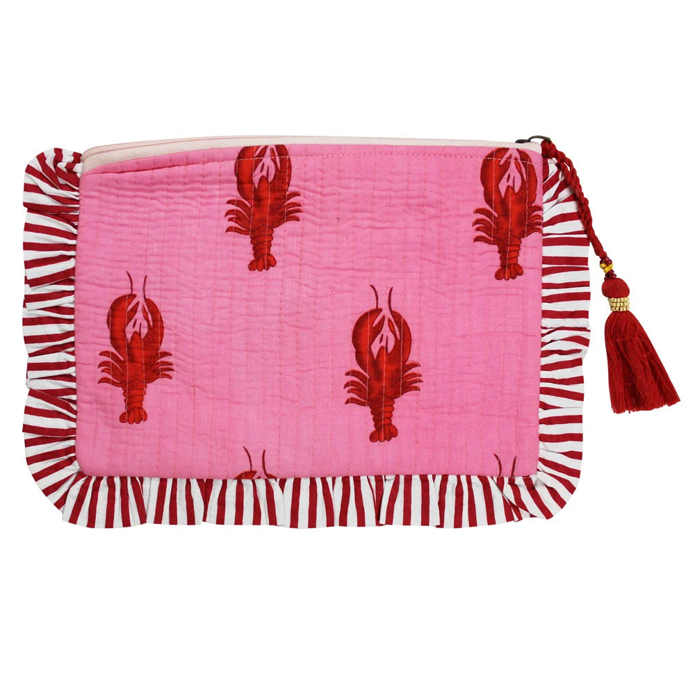 Powell Craft - Lobster Make Up Bag