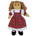 Powell Craft - Red Tartan Dress Rag doll