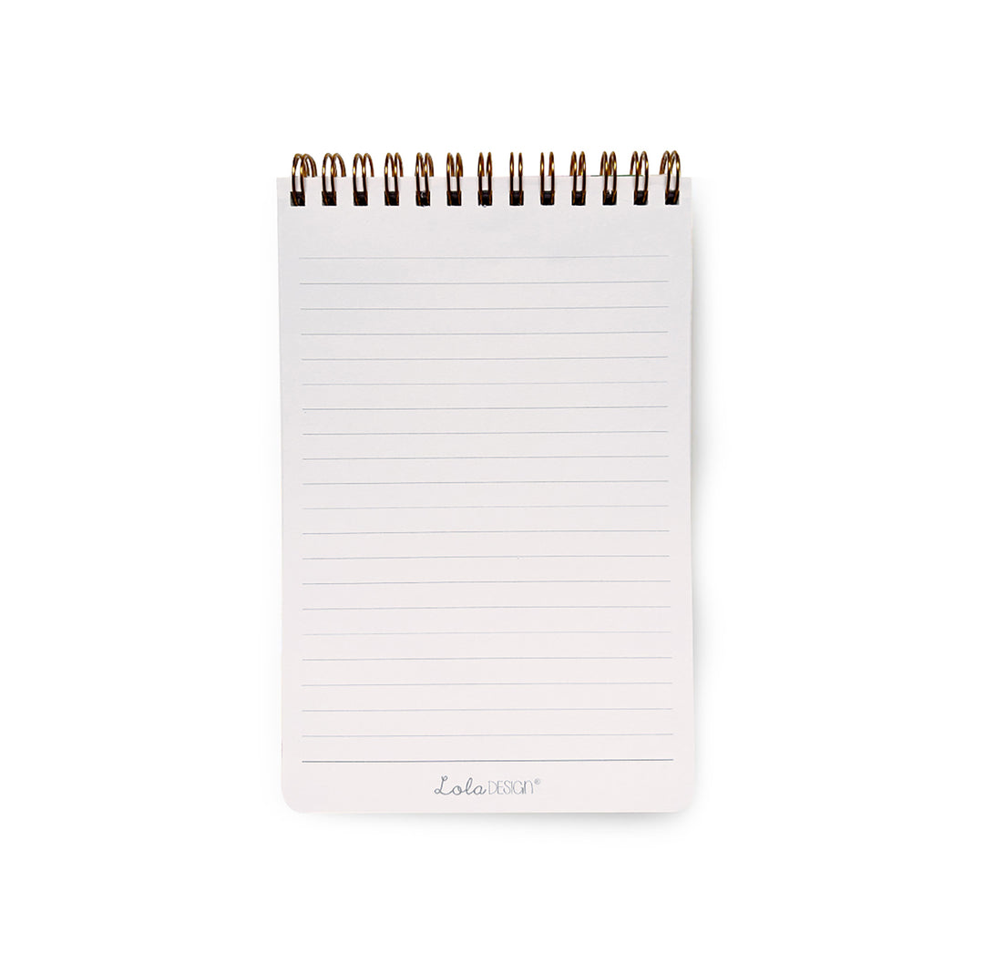 PEACOCK REPORTER NOTEPAD WITH ELASTIC CLOSURE