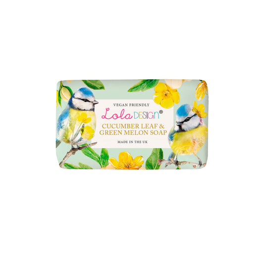 Lola Design - CUCUMBER LEAF & GREEN MELON SOAP - BLUE TITS