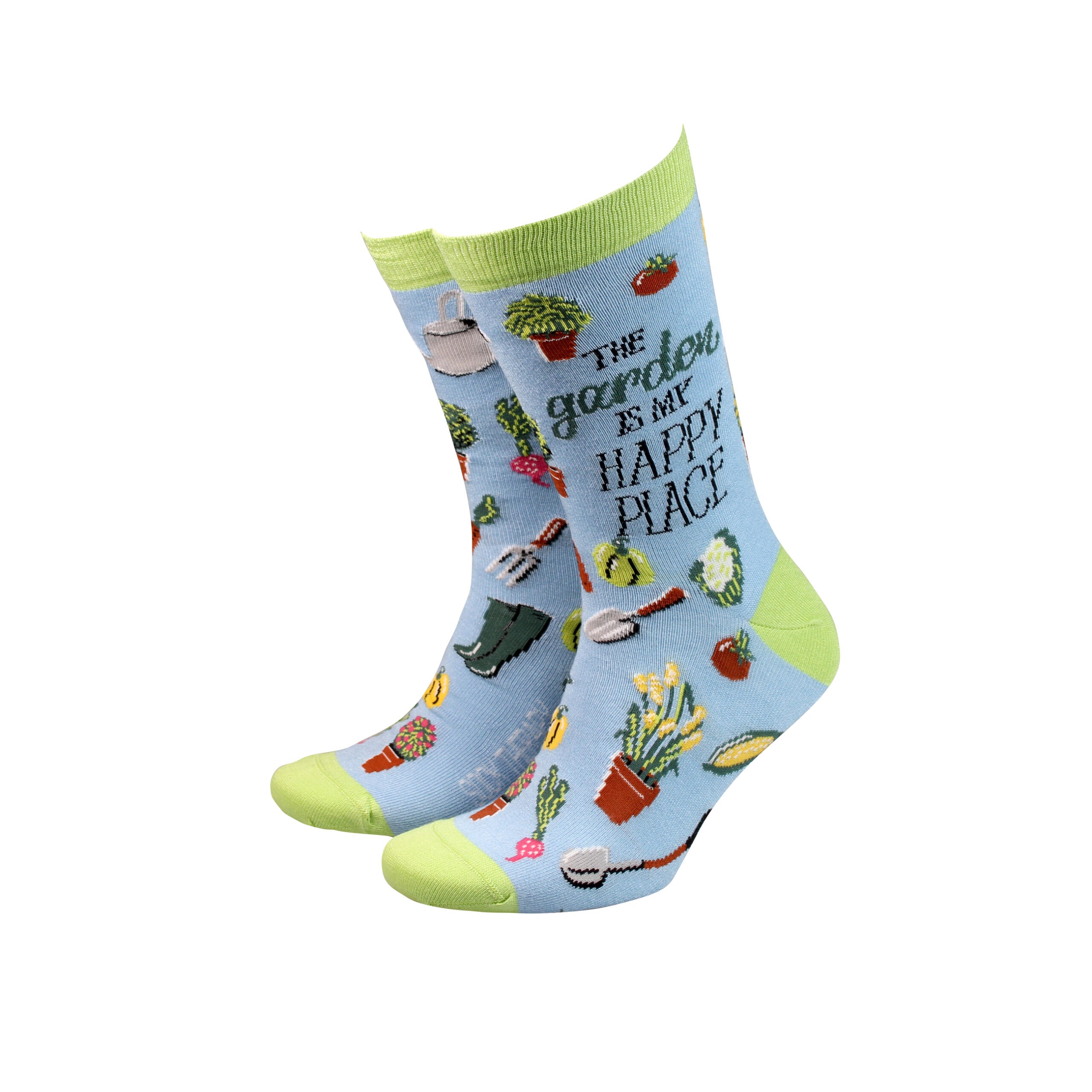 The Garden is My Happy Place- Men’s Bamboo Socks