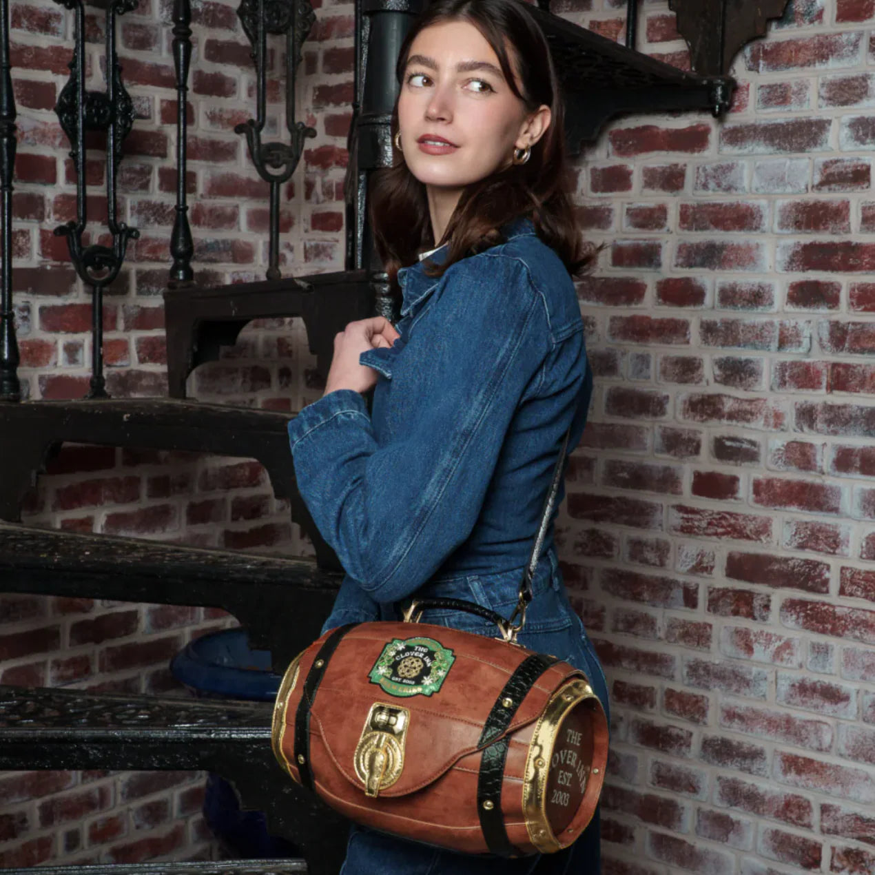 Vendula London - The Clover Inn Barrel Backpack