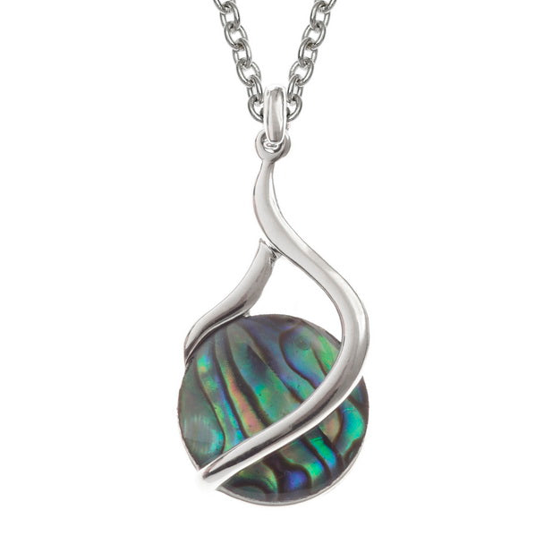 Paua Shell Twist Necklace