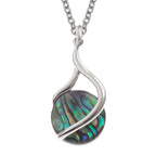 Paua Shell Twist Necklace