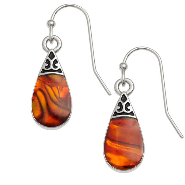 Paua Shell - Pear drop Earrings
