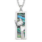 Paua Shell - Doorway Cat Necklace