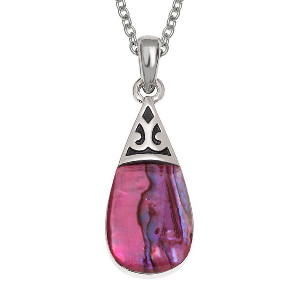Paua Shell - Pear Drop Necklace