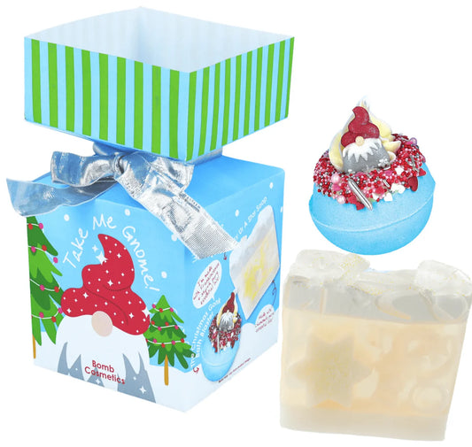 Take Me Gnome Mini Bath Bomb Cracker Gift Pack