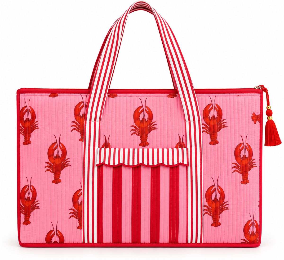 Powell craft  - Lobster Tote Bag with Zip