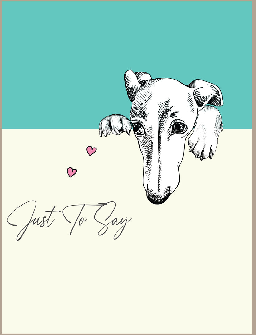 Watermelon Rush Design - Just To Say - Greyhound
