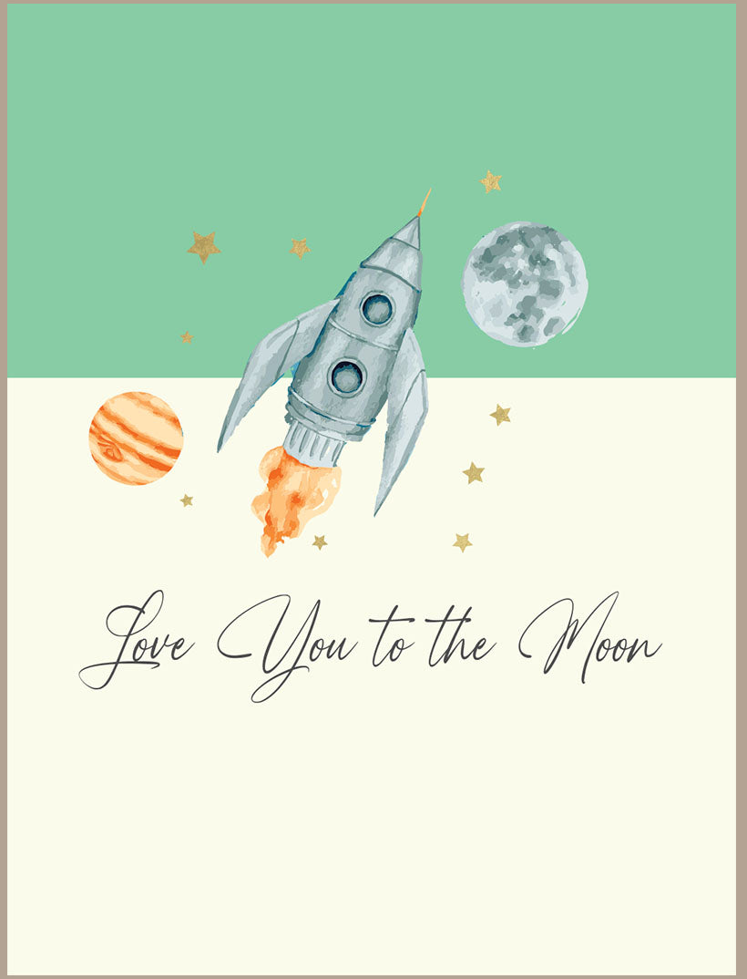 Watermelon Design by Rush Design - Love You To The Moon