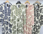 Retro Pull In Shirt Maxi Dress