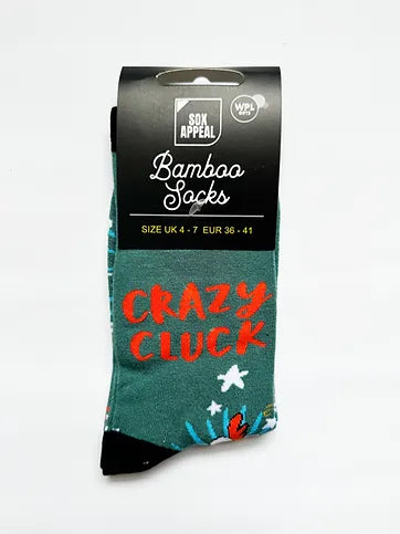 Crazy Cluck Socks Ladies