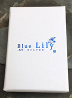 Blue Lily 925 -Double dolphin drop earrings